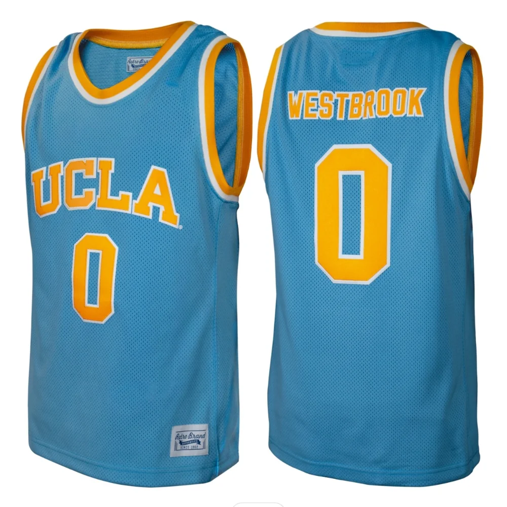 New Russell Westbrook UCLA Bruins Basketball Jersey Multiple Sizes - Picture 1 of 4